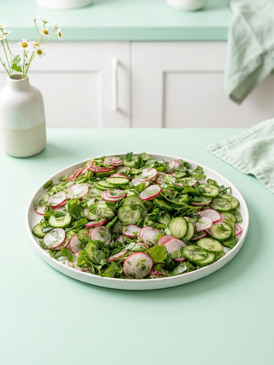 Salada de Pepino e Rabanete: Receita Refrescante e Nutritiva
