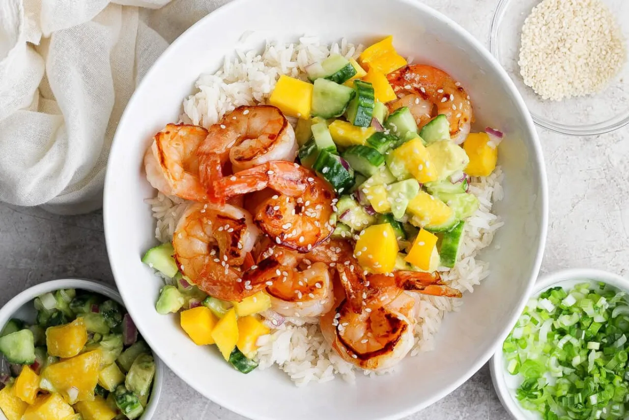 Hot Honey Shrimp Bowls: Receita Fit, Rápida e Saborosa