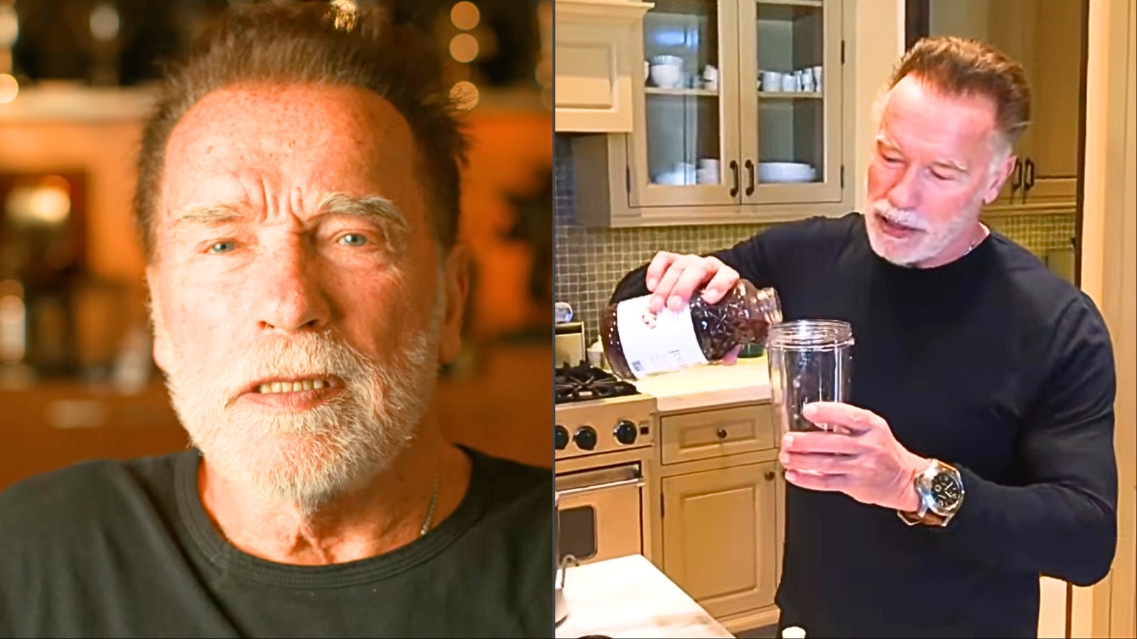Pessoa na academia segurando um shaker de whey ao lado de halteres e uma tabela de síntese muscular